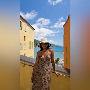 Madewell Two-Tone Straw Hat - Natural and Black